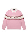 Terry Polo Sweater PINK UNISEX M3123PKT02PNK - MALBON GOLF - BALAAN 1