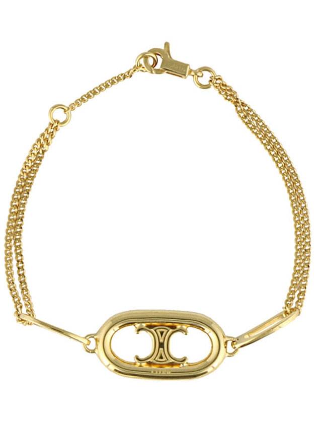 Maylon Triomphe Bracelet Gold - CELINE - BALAAN.