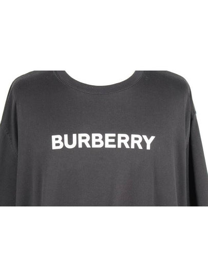 Logo Short Sleeve T Shirt Black XL - BURBERRY - BALAAN 2