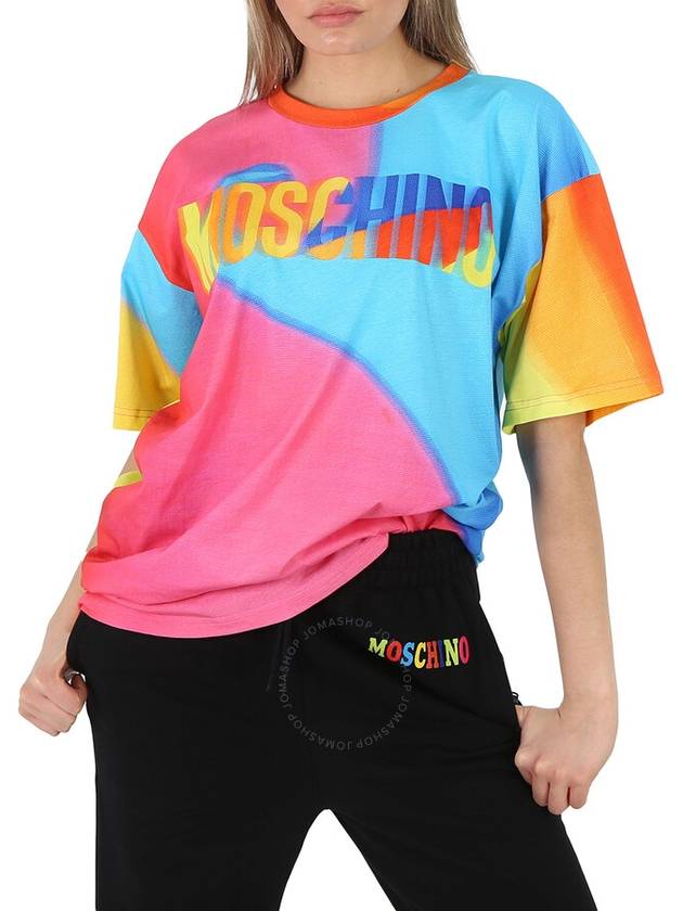 printed jersey short sleeve t-shirt - MOSCHINO - BALAAN 2