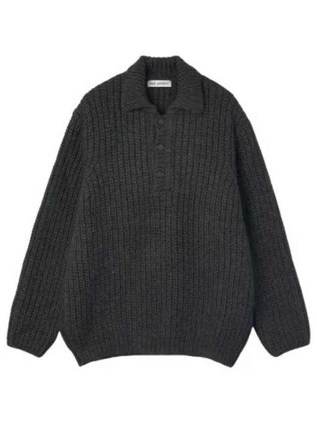 Big pique chunky knit black - OUR LEGACY - BALAAN 1