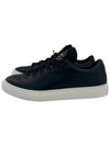 S0101 Logo Lace-Up Leather Low Top Sneakers Black - STONE ISLAND - BALAAN 3