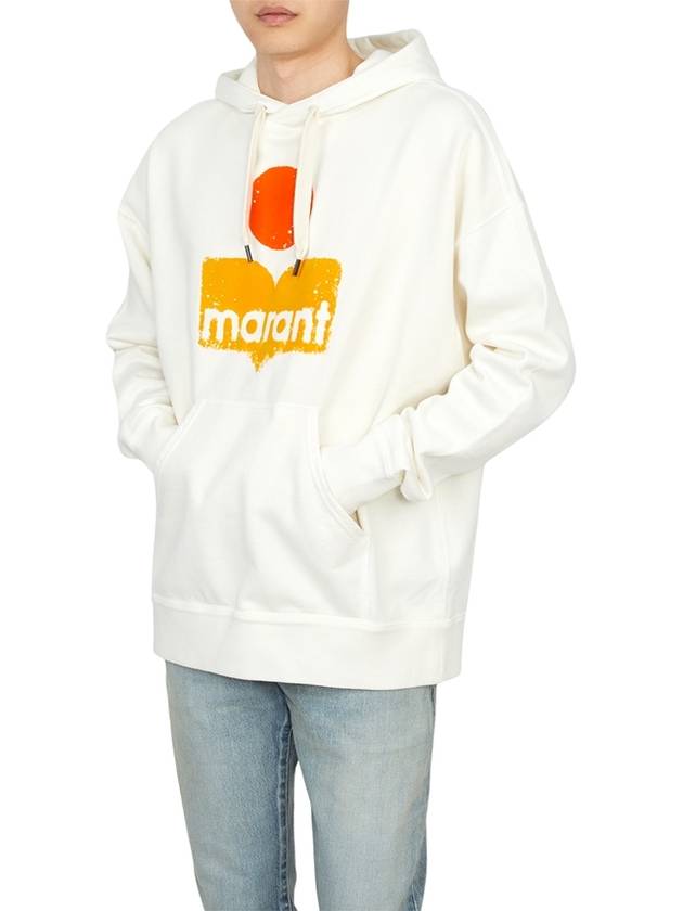 Miley Big Logo Hoodie White - ISABEL MARANT - BALAAN 6