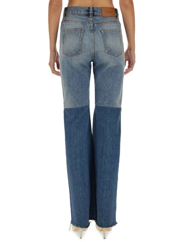 PATCHWORK DENIM JEANS - CHLOE - BALAAN 3