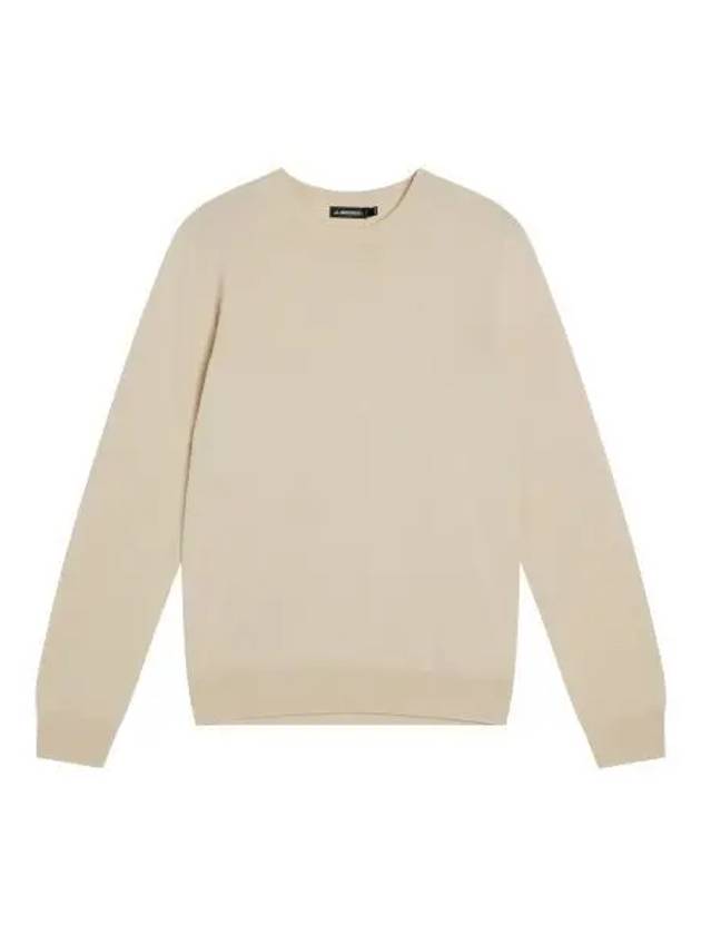 Lyle Merino Crew Neck Knit Top Oyster Grey - J.LINDEBERG - BALAAN 2