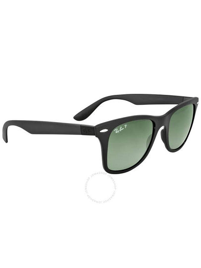 Ray Ban Wayfarer Liteforce Polarized Green Classic G-15 Square Unisex Sunglasses RB4195 601S9A 52 - RAY-BAN - BALAAN 2