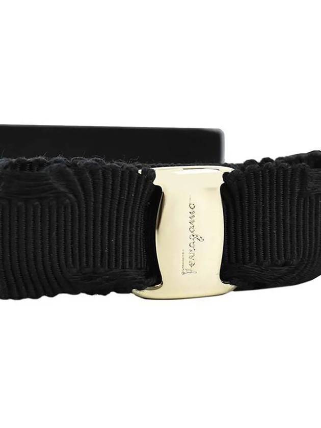 Vara Bow Hairband Black - SALVATORE FERRAGAMO - BALAAN 5