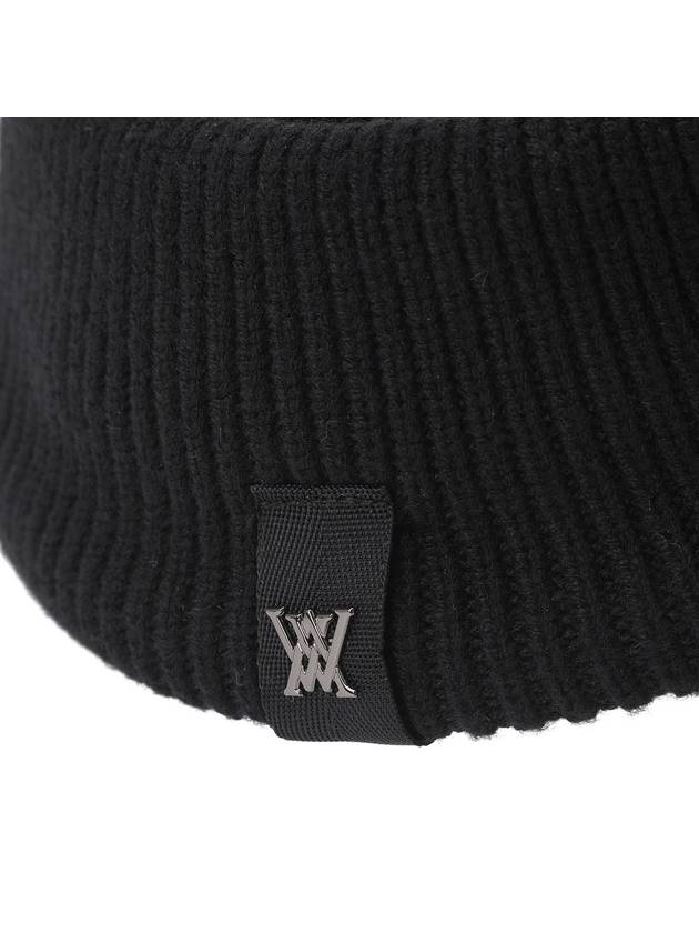 Official SOLID KNIT VISOR BK - ANEWGOLF - BALAAN 6