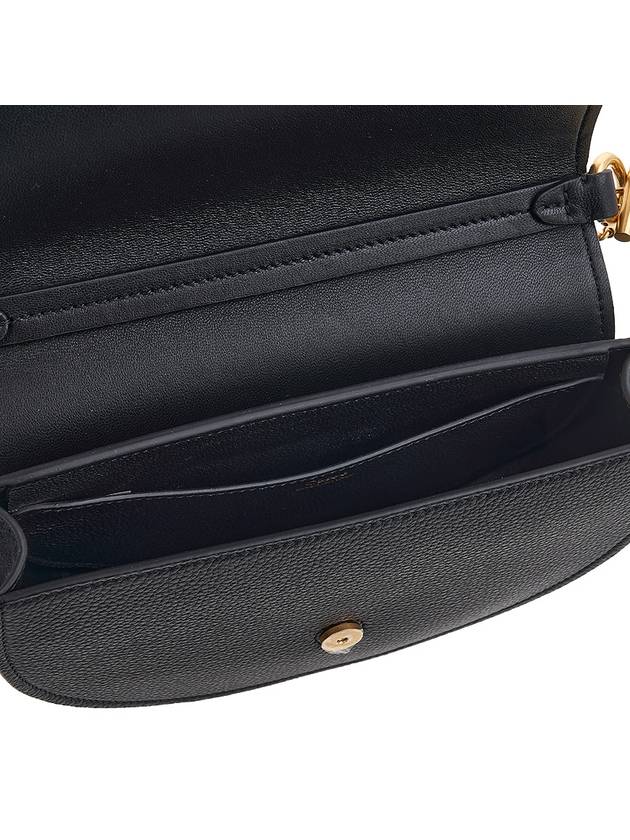 Marcie Buckle Chain Flap Leather Shoulder Tote Bag Black - CHLOE - BALAAN 10