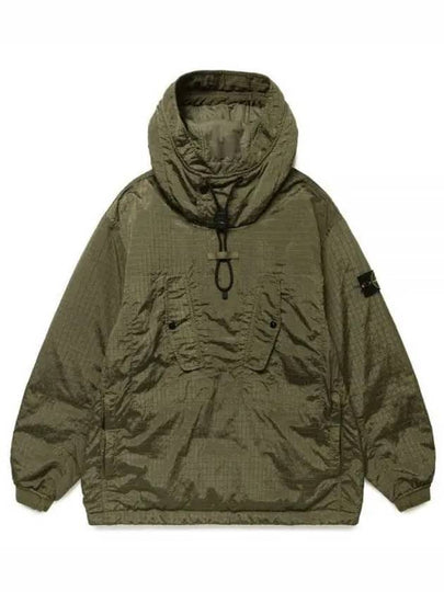 Macro Lipstop Nylon Anorak Green - STONE ISLAND - BALAAN 2