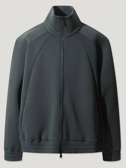 Gray SCUBA high neck full zip up jacket - IRO - BALAAN 1