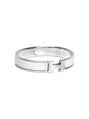 Clic H Bracelet Silver - HERMES - BALAAN 1