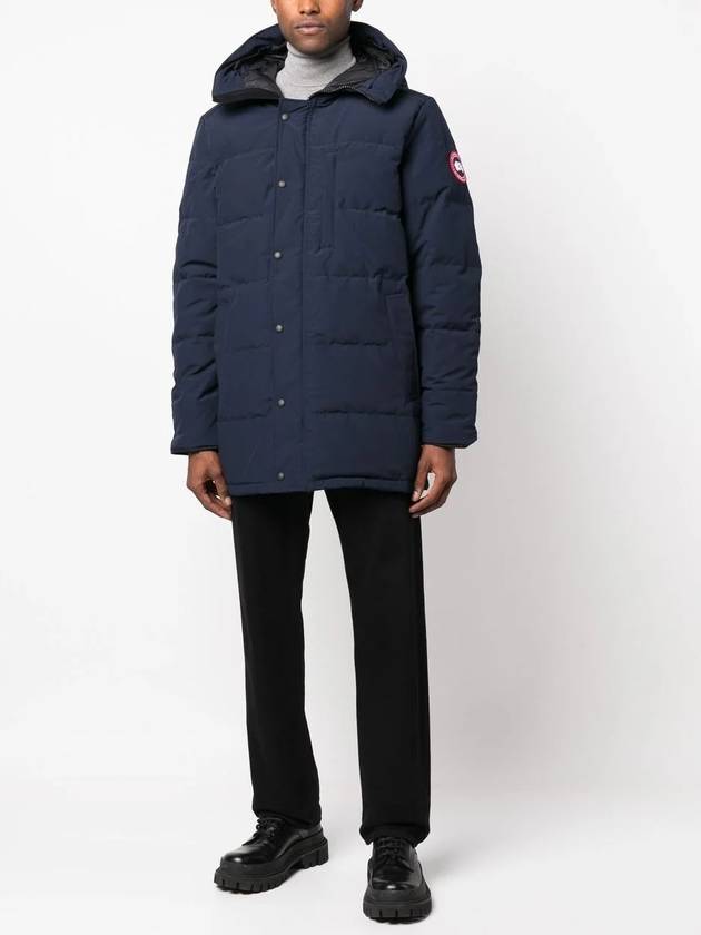 Carson Hooded Padding Parka Atlantic Navy - CANADA GOOSE - BALAAN 3