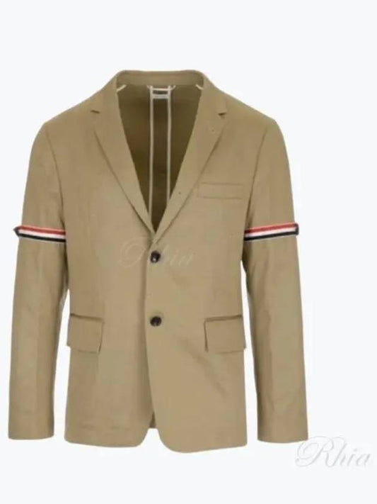 Armband Unconstructed Classic Jacket Navy Beige - THOM BROWNE - BALAAN 2