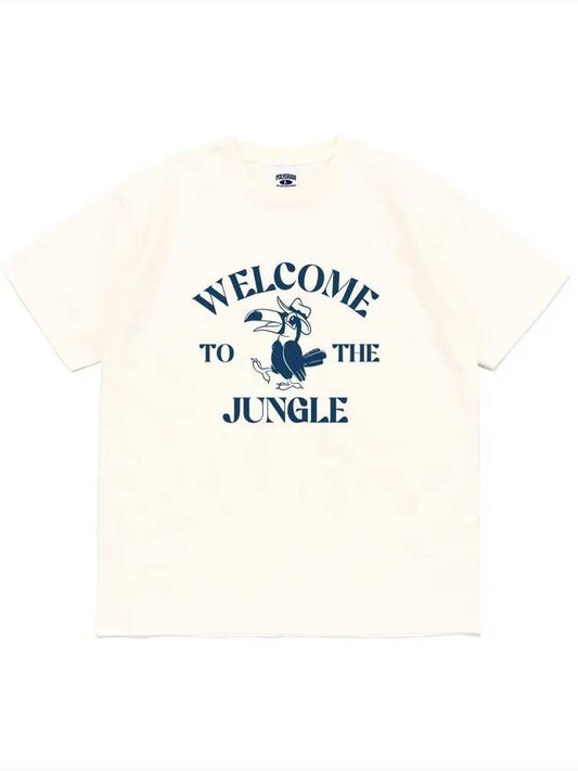 JUNGLE BIRD T SHIRTS IVORY - POLYGRAM - BALAAN 1