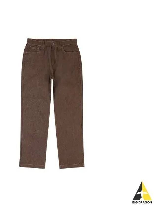 CRS Denim Pants 9009 Brown - KANGOL - BALAAN 1