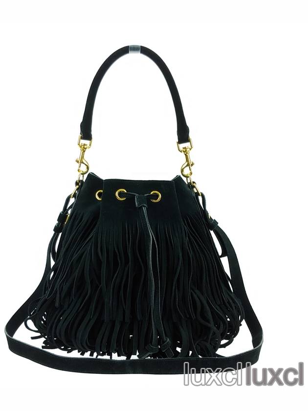 YSL Emmanuel fringe bucket shoulder bag - SAINT LAURENT - BALAAN 2