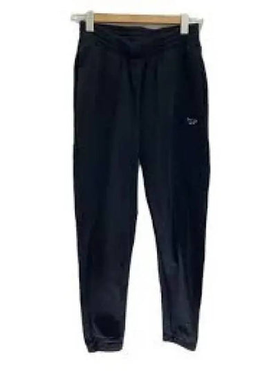 Men's Fox Patch Jogger Track Pants Black - MAISON KITSUNE - BALAAN 2