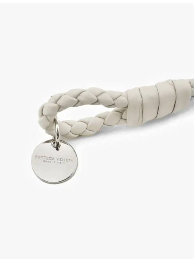 Intrecciato Double Weaving Bracelet White - BOTTEGA VENETA - BALAAN 4