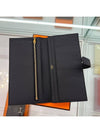 24 years w engraved Bean long wallet Apsong black gold plated - HERMES - BALAAN 2