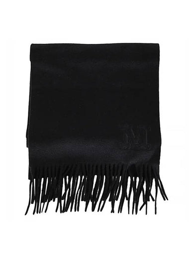 Cashmere Muffler Black - MAX MARA - BALAAN 1