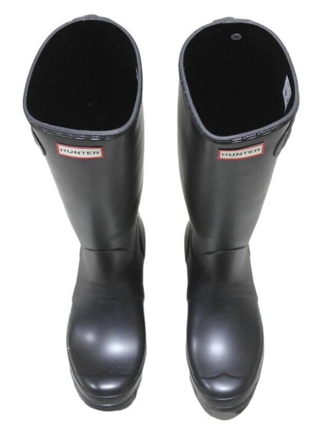 Original Tall Wellington Rain Boots Black - HUNTER - BALAAN 8