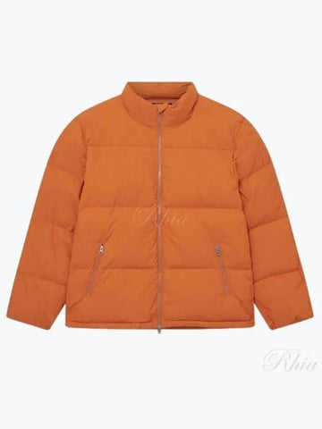 115711 Orange Logo Padded Jacket - STUSSY - BALAAN 1