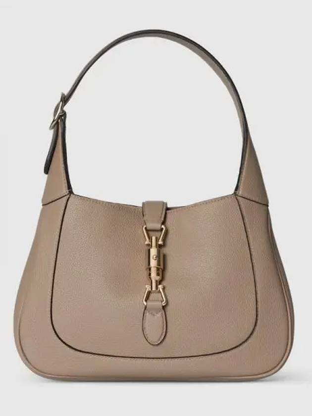 Jackie 1961 Small Shoulder Bag Gray Brown Leather 810232AAD5V1541 - GUCCI - BALAAN 1