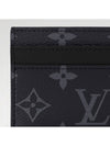 Monogram Eclipse Double Card Wallet Black - LOUIS VUITTON - BALAAN 3