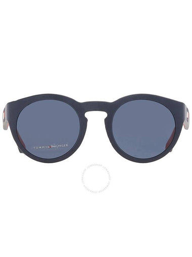 Tommy Hilfiger Blue Oval Unisex Sunglasses TH 1555/S 08RU/KU 48 - TOMMY HILFIGER - BALAAN 1