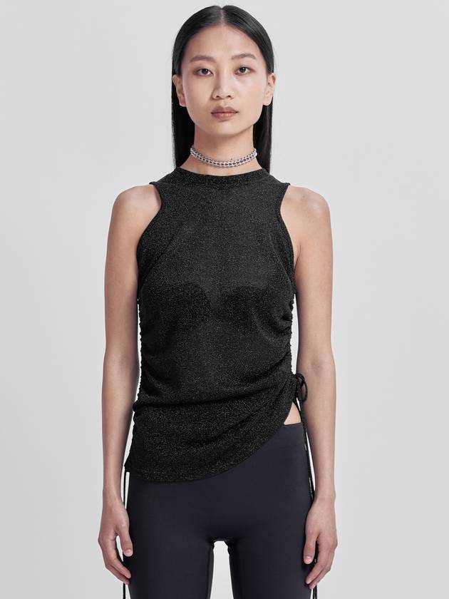 Metallic Sheer Sleeveless Black - FAN YOUNG - BALAAN 3