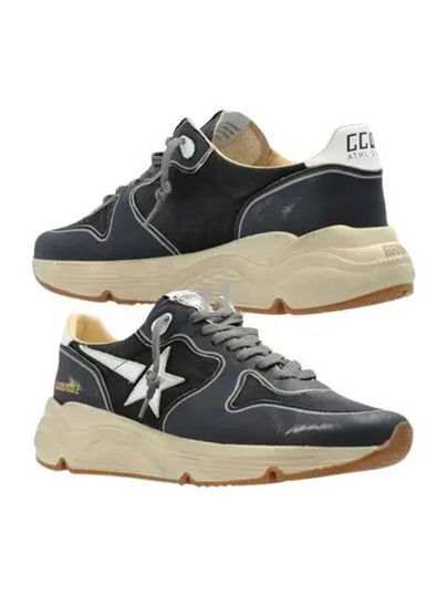 Running Sole Leather Low Top Sneakers Navy - GOLDEN GOOSE - BALAAN 2