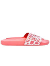 Jeanne Logo Print Slippers Pink - MONCLER - BALAAN 2