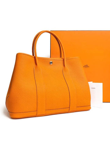 Garden Party 36 Orange W Engraved Full Set - HERMES - BALAAN 1