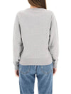 Tricolor Fox Patch Adjusted Sweatshirt Gray - MAISON KITSUNE - BALAAN 5