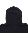 Men's Hand Print Cotton Hoodie Black - MSGM - BALAAN 8