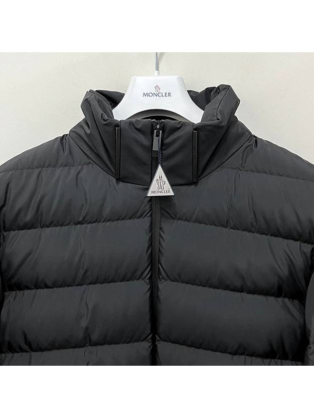 Men s Logo Patch JELUZ Down Padded Jacket Black 1A00050 5973I 999 - MONCLER - BALAAN 9