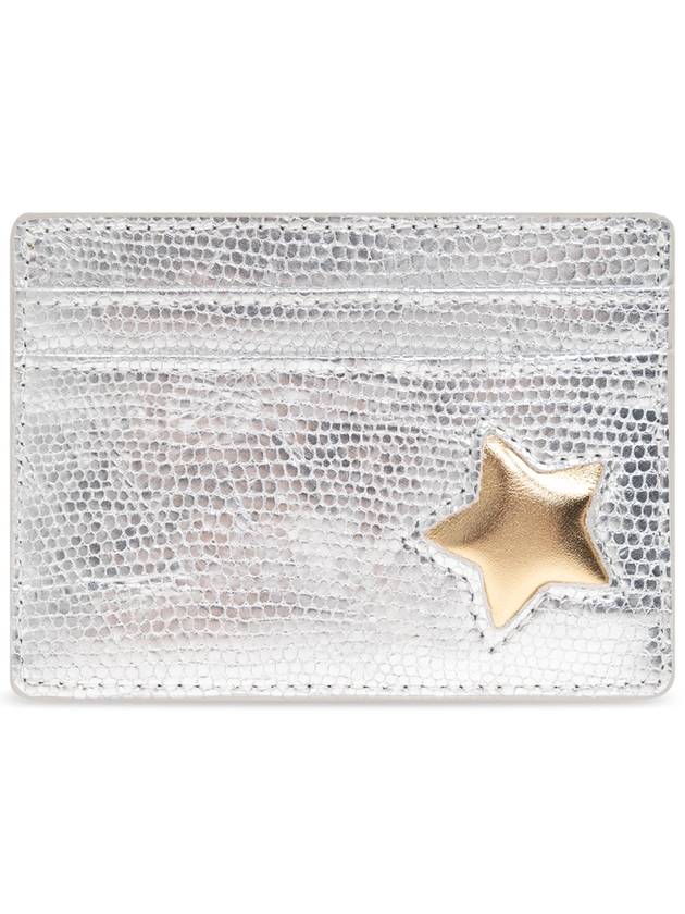 Kurt Geiger Leather Card Holder, Women's, Silver - KURT GEIGER - BALAAN 2