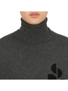 Enzo Logo Turtleneck Charcoal - ISABEL MARANT - BALAAN 7