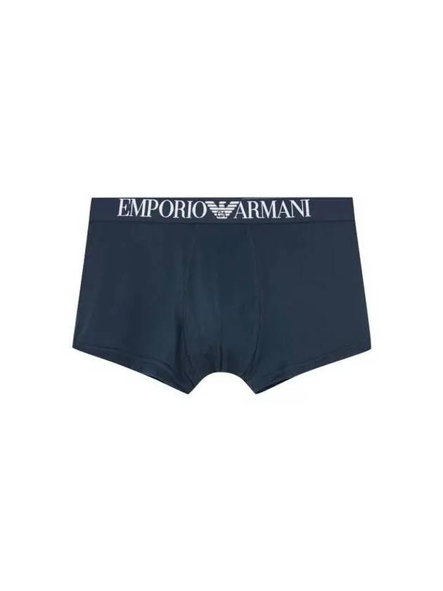 UNDERWEAR Men s Logo Jacquard Banding Solid Micro Drose Marine 271150 - EMPORIO ARMANI - BALAAN 1