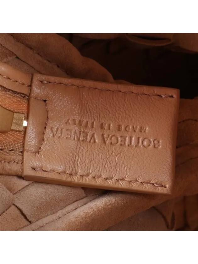 Intrecciato Loop Cross Bag Almond - BOTTEGA VENETA - BALAAN.