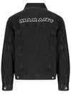 Django Back Logo Jacket Black - ISABEL MARANT - BALAAN 4