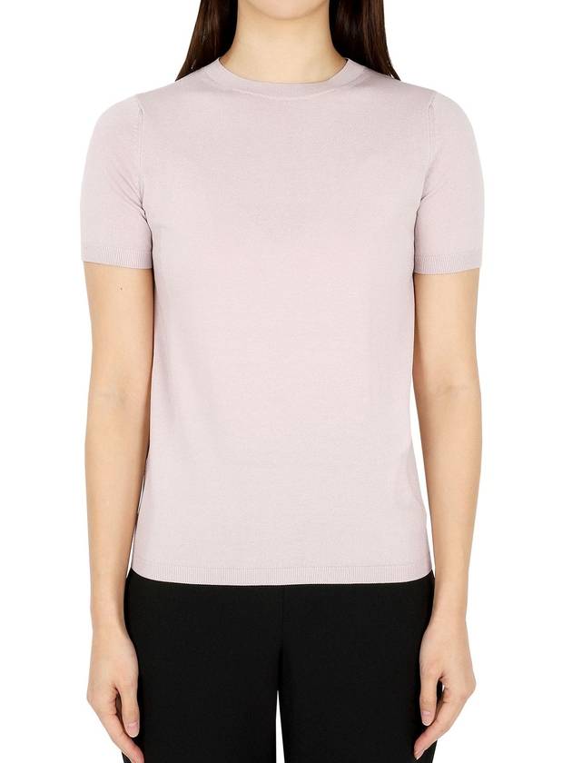 Women's Midas Cotton Knit Top Rosa Antico - MAX MARA - BALAAN 2