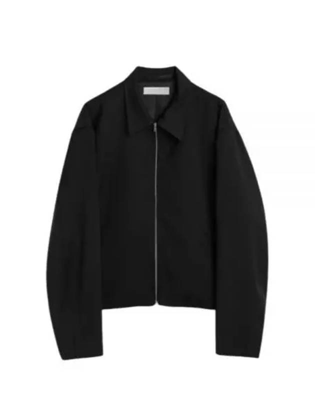 Worsted Wool Zip-Up Jacket Black - OUR LEGACY - BALAAN 2