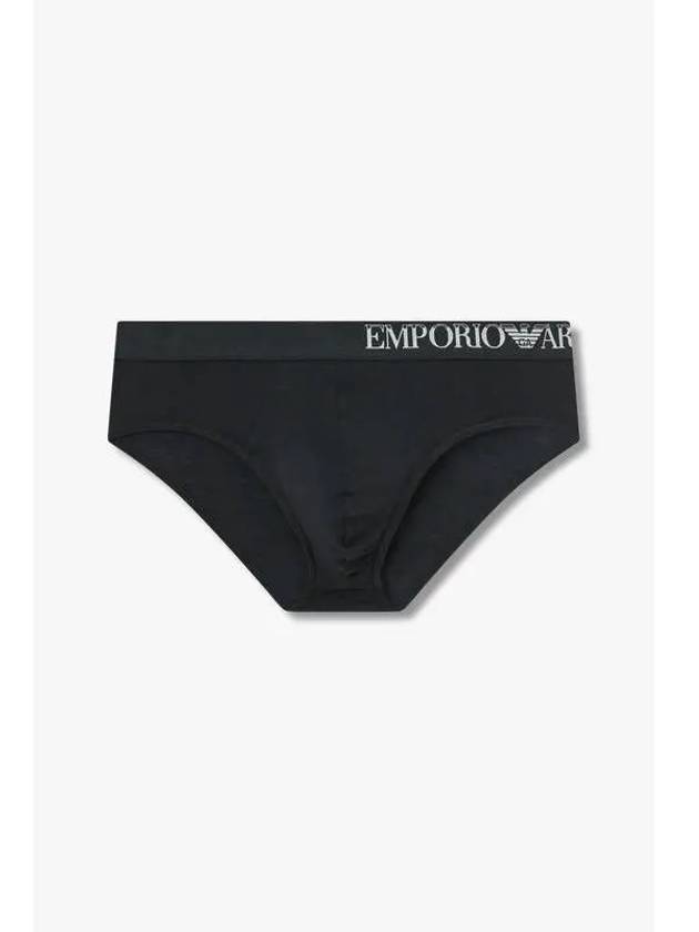 UNDERWEAR Men s Side Logo Banding Briefs Black - EMPORIO ARMANI - BALAAN 1