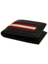 Half Wallet BIMAN HPF100 BLACK Men's Half Wallet - BALLY - BALAAN 3