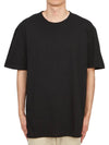 Men's Cotton Short Sleeve T-Shirt Black - PAUL SMITH - BALAAN 2