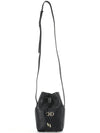 Gancini Mini Bucket Bag Black - SALVATORE FERRAGAMO - BALAAN 8