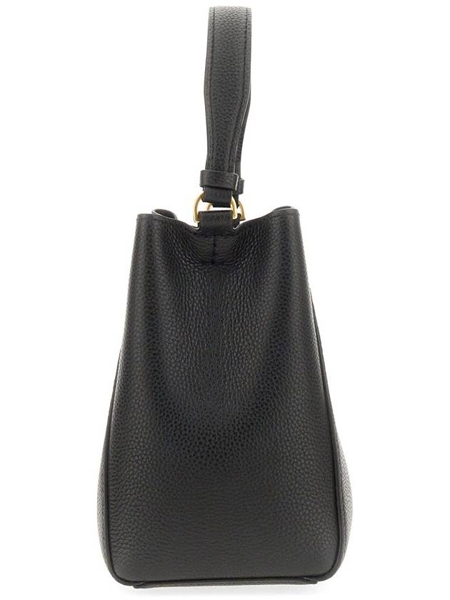 McGraw Small Tote Bag Black - TORY BURCH - BALAAN 4