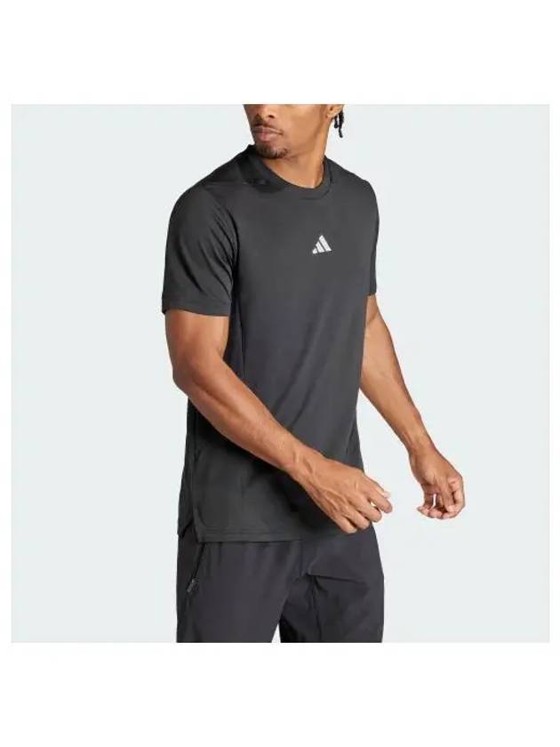 HEAT RDY Training Short Sleeve T Shirt Black - ADIDAS - BALAAN 2